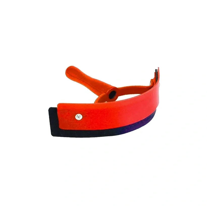 Deluxe Sweat Scraper Plastic with a Rubber Edge