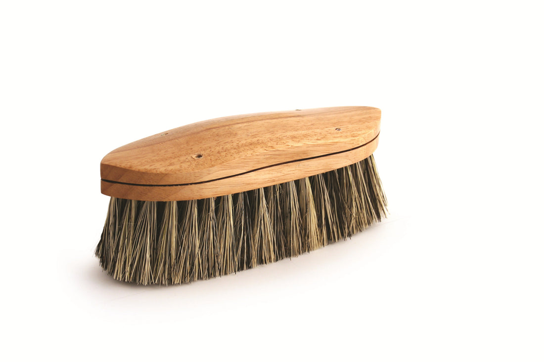 Epic Animal Grey Tampico 8 1/4" Curved-Back Body Brush