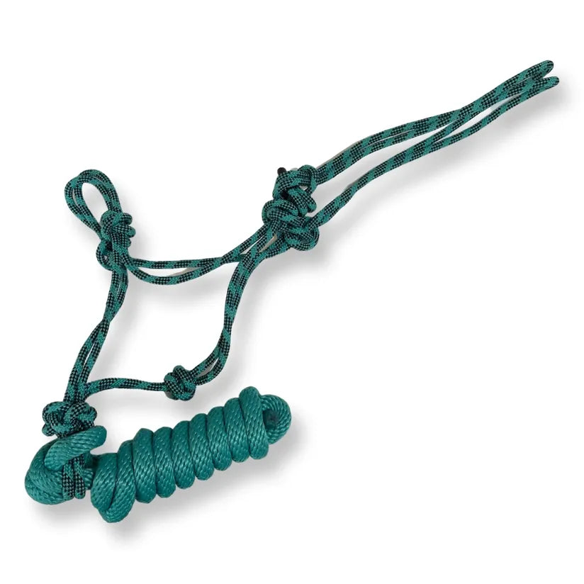 Rope Halter 5/16" 32-Spindle Rope, 8' Detachable Lead