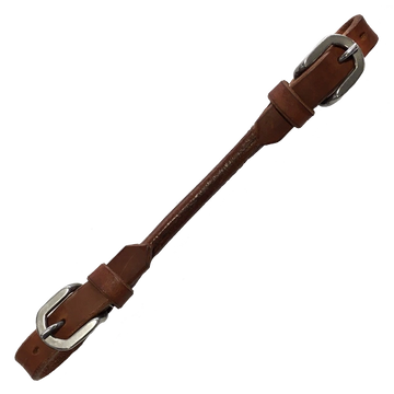 Leather Curb Strap Rolled