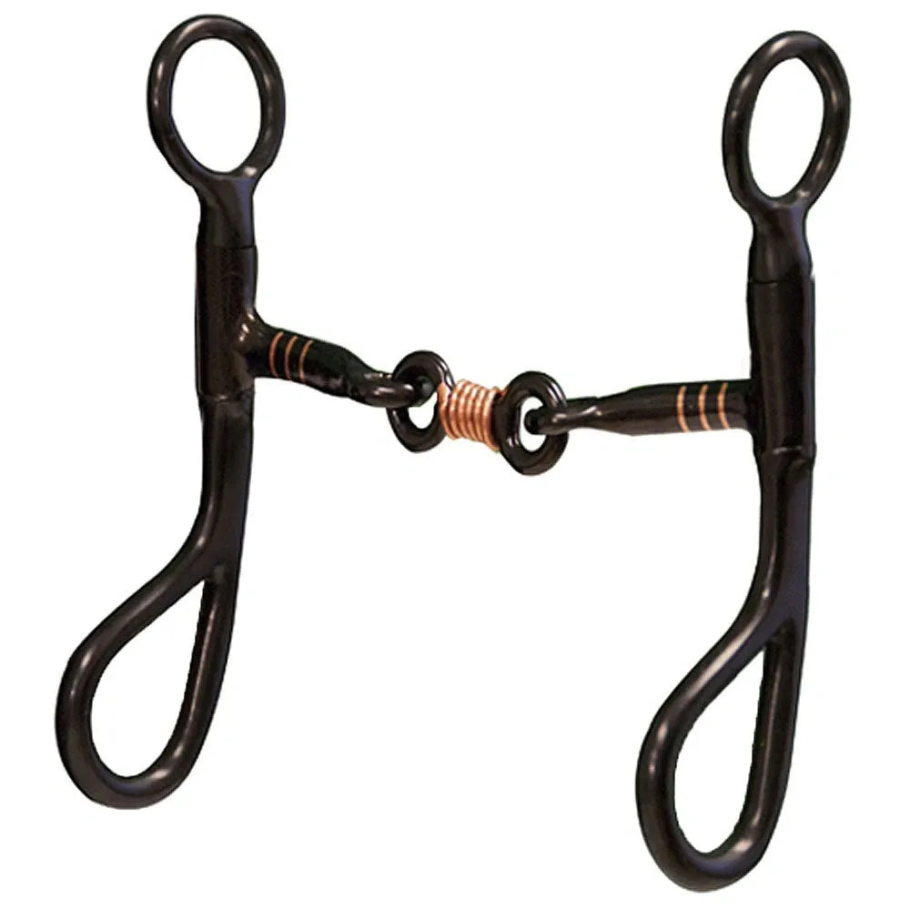Argentine Comfort Jointed Copper Roller Mouth Short Shank Snaffle Bit