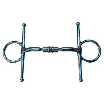 Full Cheek Comfort Snaffle Bit Copper Rollers #28027