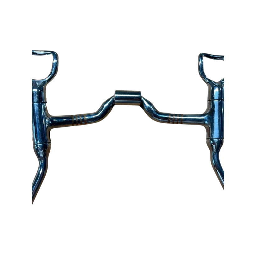 Stainless Steel Comfort Jointed Low-Port Swivel Mouth Futurity Bit #28028