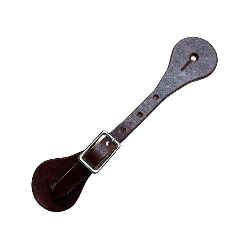 Spur Straps Leather with Nickel Buckle