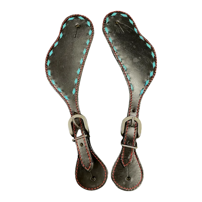 Cowboy Spur Straps with Buck Stitch #29115