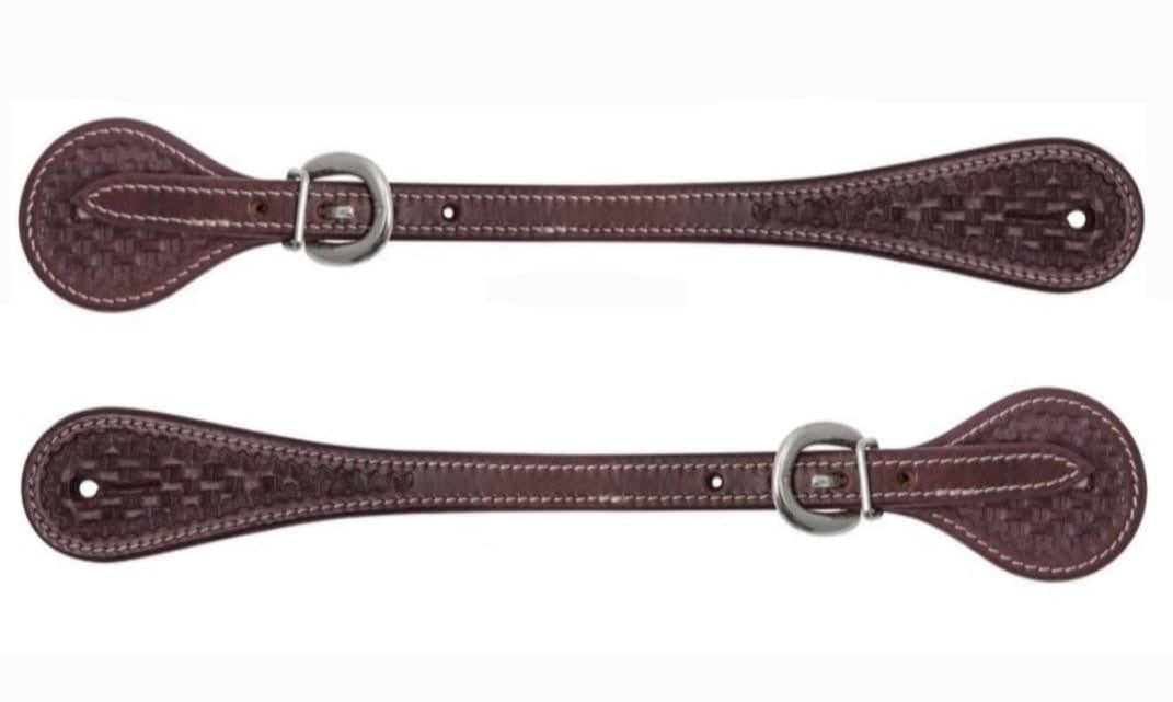 Spur Leather Straps Dark Oil Finish #29160