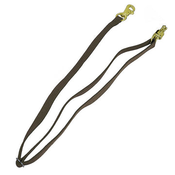 Cross Tie Brass Plated Bull Snap & Panic Snap 64" Long Adjustable #45475