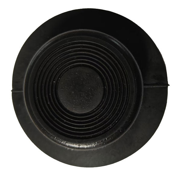 Soft Round Rubber Face Curry Black #45579