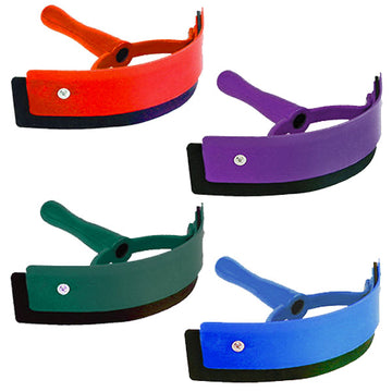 Deluxe Sweat Scraper Plastic with a Rubber Edge