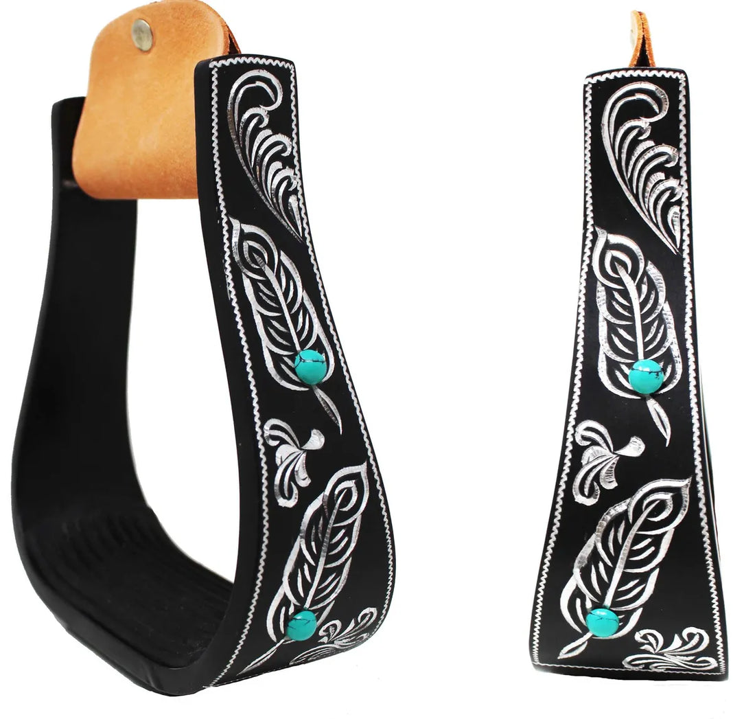 Western Stirrups with Stones