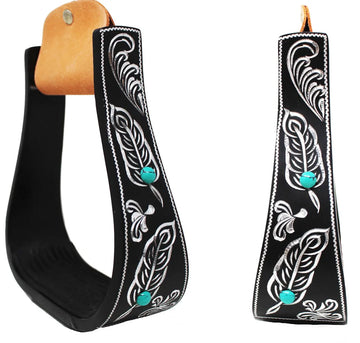 Western Stirrups with Stones