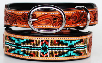 Leather Padded Collar