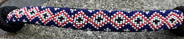 Nylon Rope Halter Beaded Nose w/ 7 Foot Lead