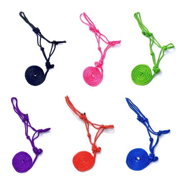 Mini Rope Halters with 6 ft. Lead 12 Pack Assortments