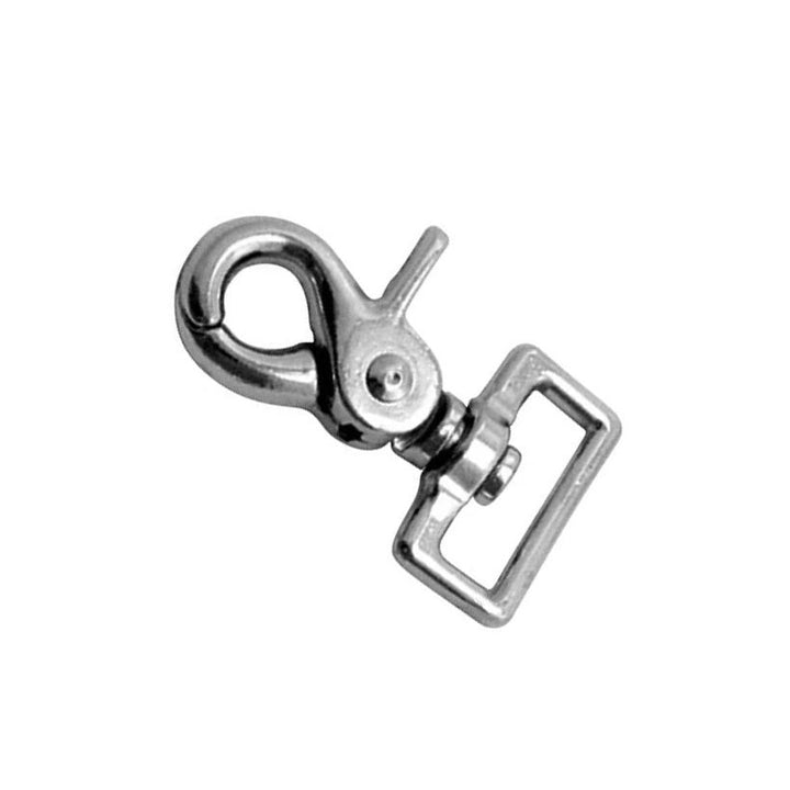 Scissor Snap Nickel Plated, Square Eye 3/4", 1"