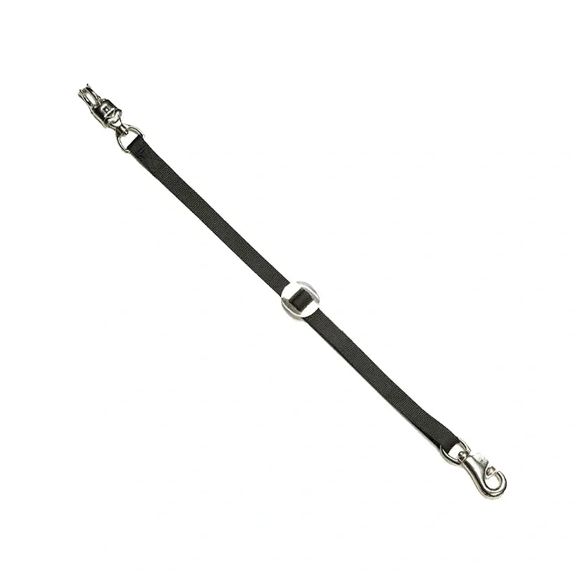 Trailer Ties Nickel Plated Bull Snap & Panic Snap 32" Long Adjustable