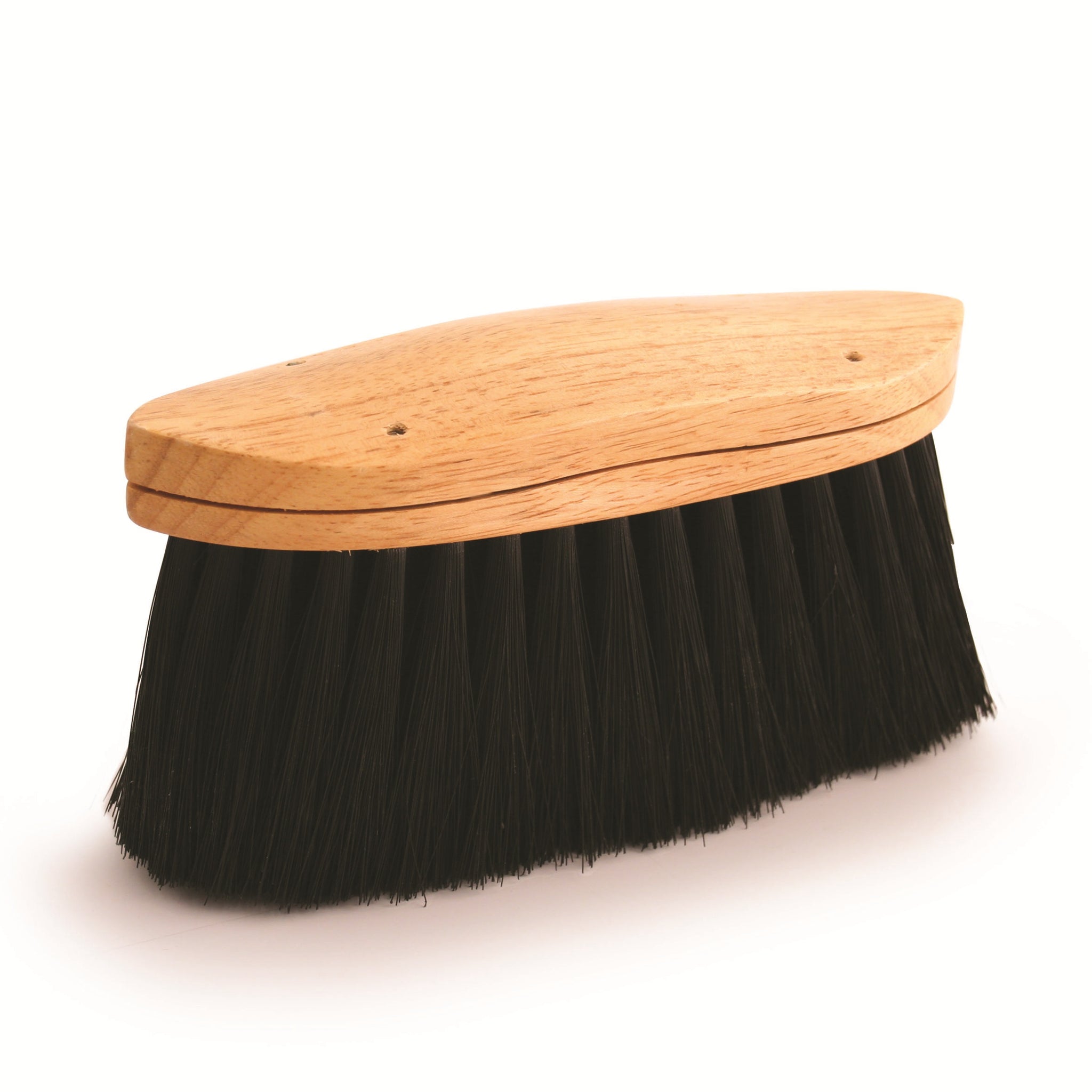 Epic Animal Soft Black Poly, Long Trim 8 1/4" Curved-Back Body Brush