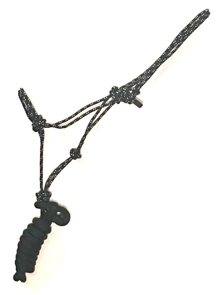 Rope Halter 5/16", 5/8" x 8 ft Removable Lead Rope, 2 Tone Colors