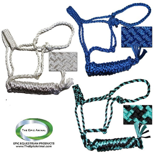 Mule Tape Halter, 10' Detachable Lead Rope, Size Cob / Pony