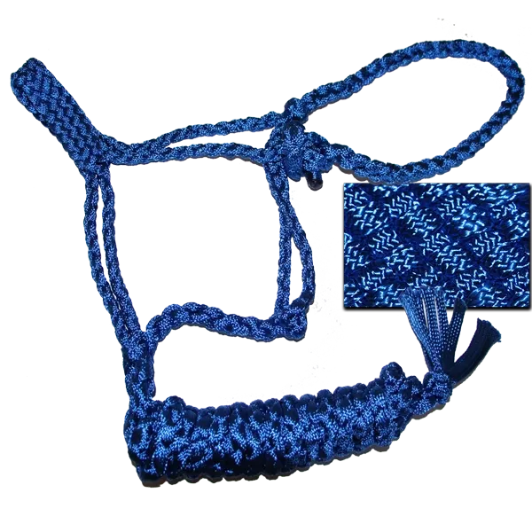 Mule Tape Halter, 10' Detachable Lead Rope, Size Cob / Pony