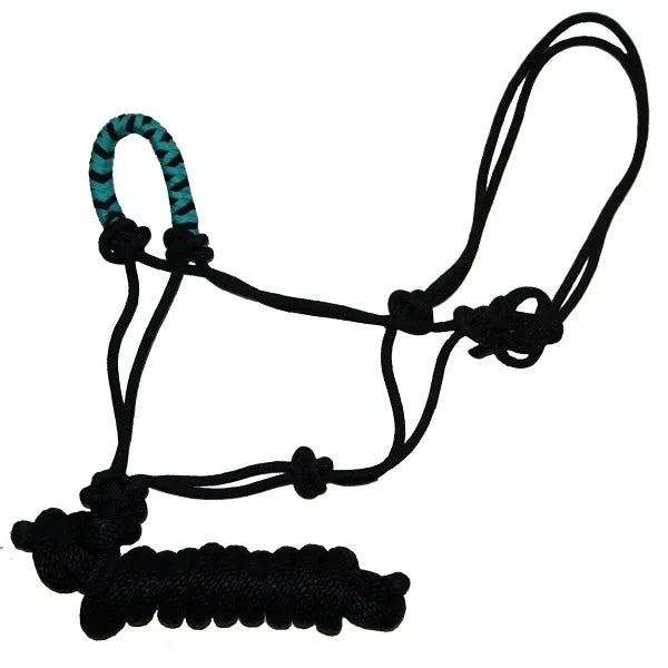 Two Tone Nose Rope Halter w/ 8' Lead – The Epic Animal