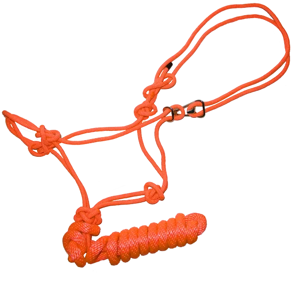 Easy-On Horse Rope Halter, 8' Detachable Lead Rope – The Epic Animal
