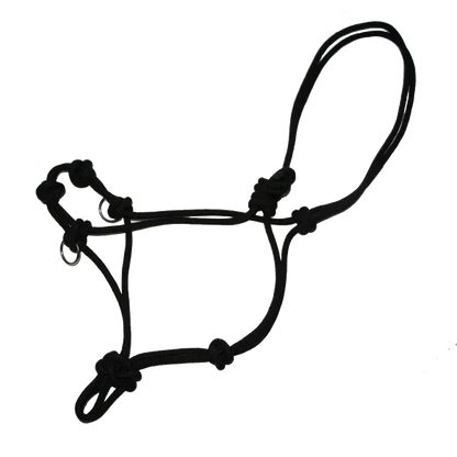 Side Pull Rope Halter 3/8" with Knots on the nose #26201