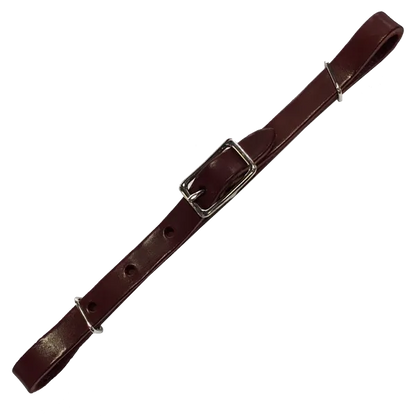 Leather Flat Curb Strap