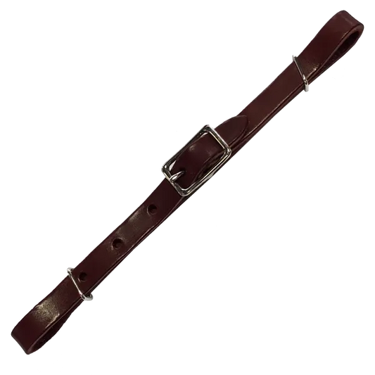 Leather Flat Curb Strap