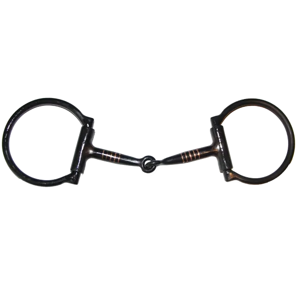 Bit D Snaffle 5" Mouthpiece with Inlayed Copper #28003