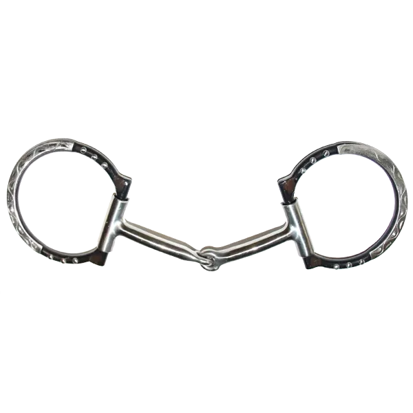 Bit Show D Snaffle Curved 5" Mouthpiece #28019