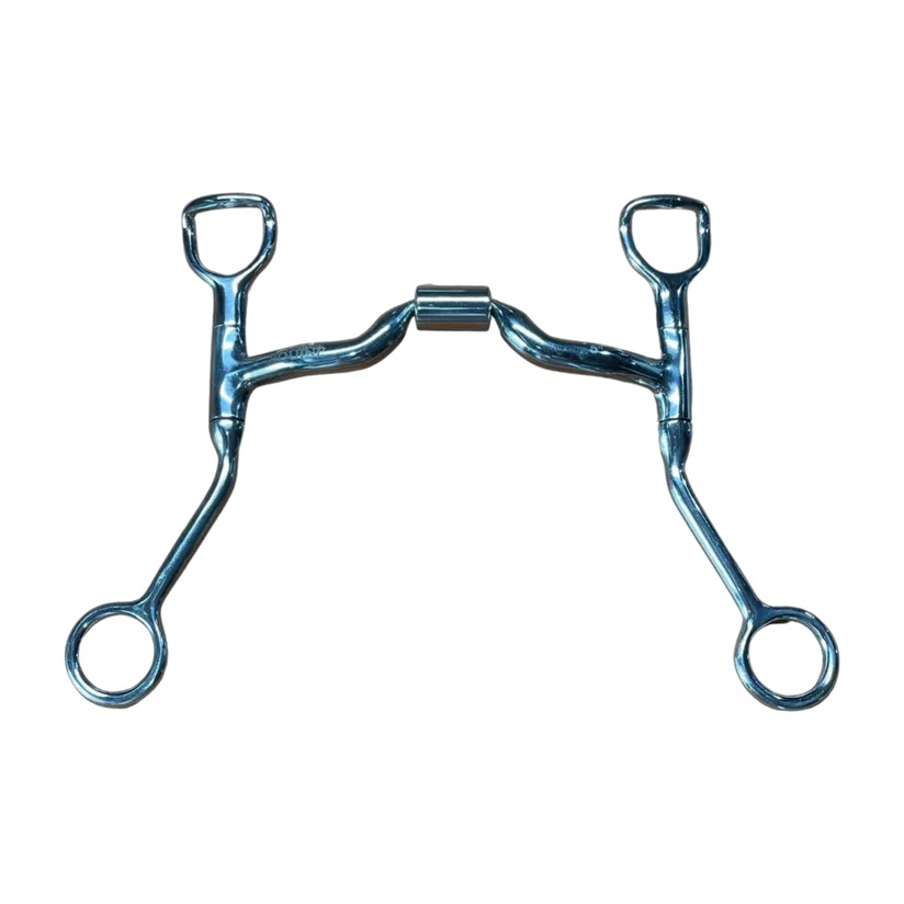 Stainless Steel Comfort Jointed Low-Port Swivel Mouth Futurity Bit #28028