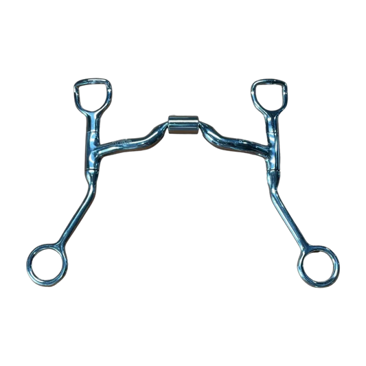 Stainless Steel Comfort Jointed Low-Port Swivel Mouth Futurity Bit #28028