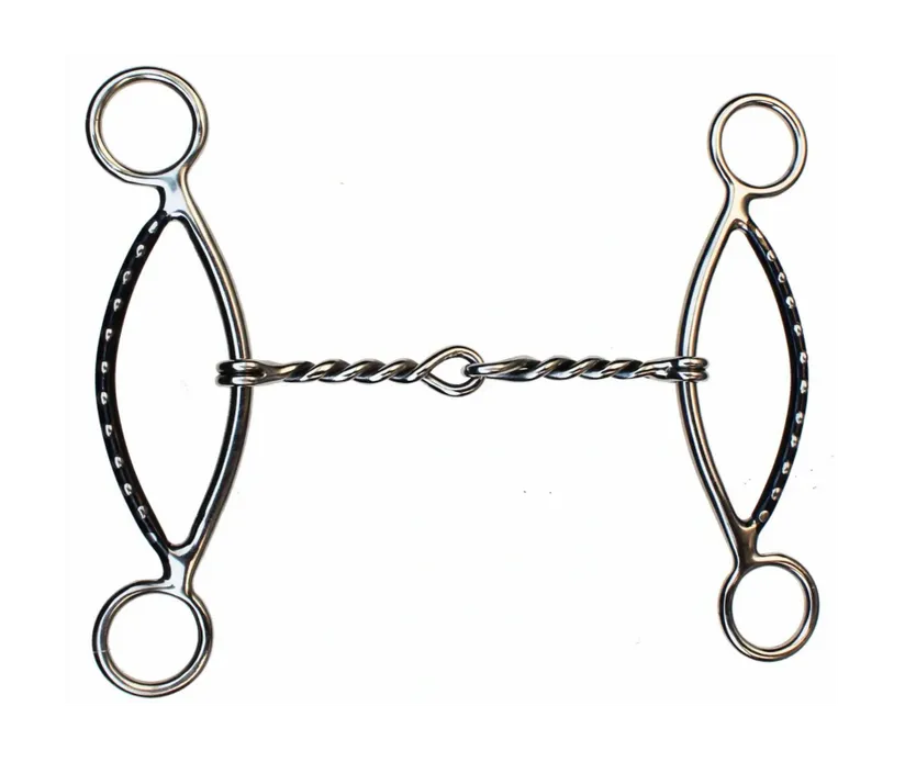 Twisted Wire Gag Comfort Snaffle SS Bit #28032