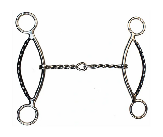 Twisted Wire Gag Comfort Snaffle SS Bit #28032