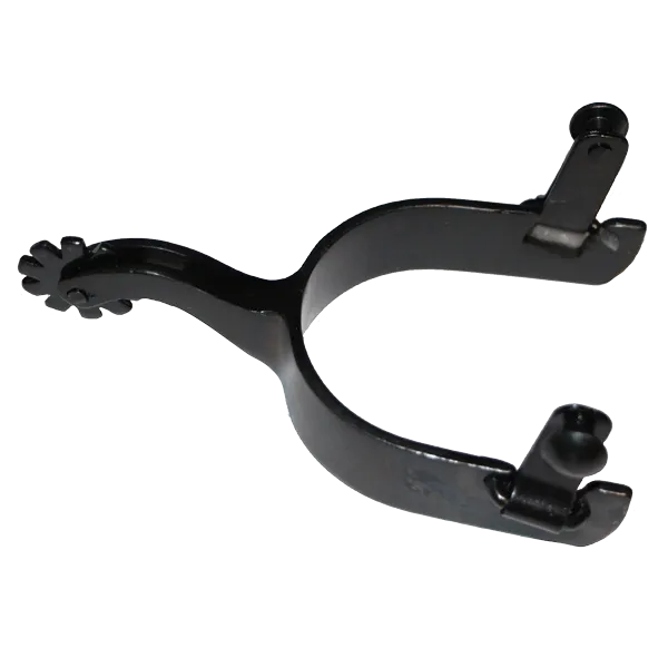 Spurs Black 1" Band 2 1/4 Shank Mens #29015