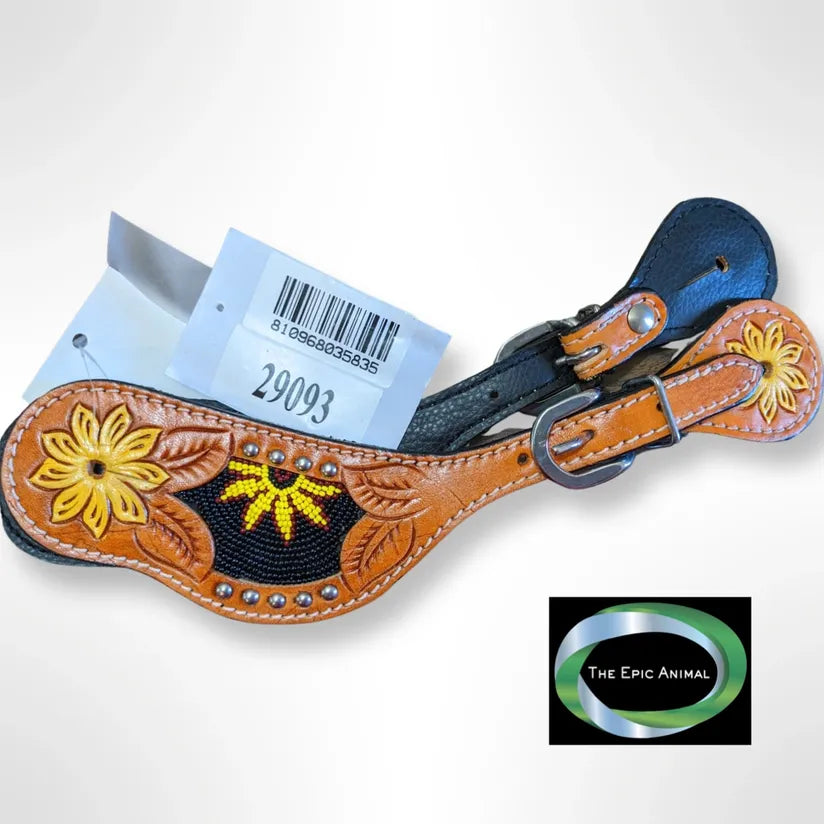 Spur Straps Leather with SS Buckles #29093