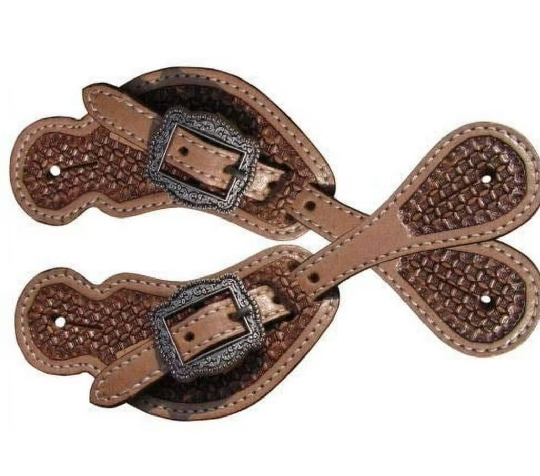Spur Leather Straps Buckaroo style vintage buckle #29159