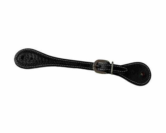 Epic Animal Black leather strap with a buckle on a white background. The Epic Animal provides premium-quality equestrian and stable supplies at unbeatable prices — trusted by retailers and riders across the U.S.