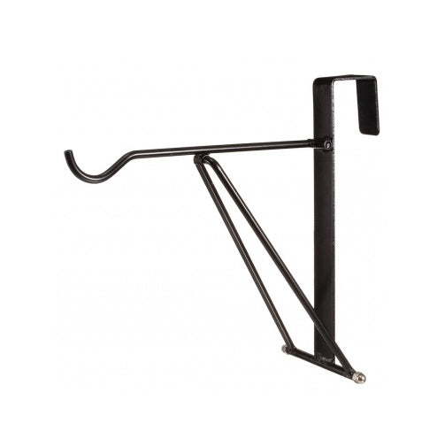 Portable collapsible hanger black for over a fence or rail