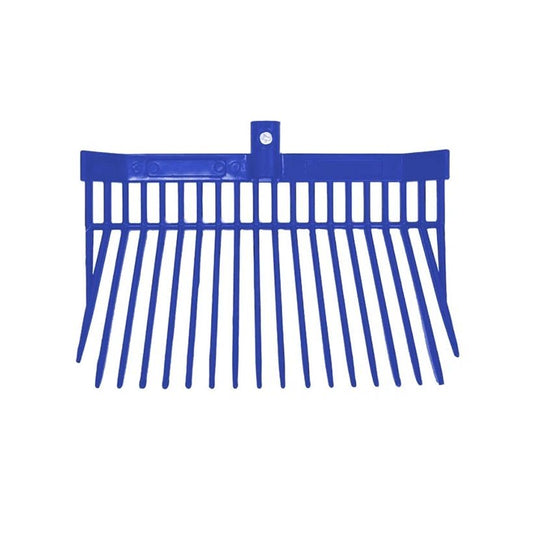 Manure Fork Head only 6 pack assortment (2 Blue, 1 Red, 1 Purple, 1 Teal, 1 Black) Flat Bottom Style #45002