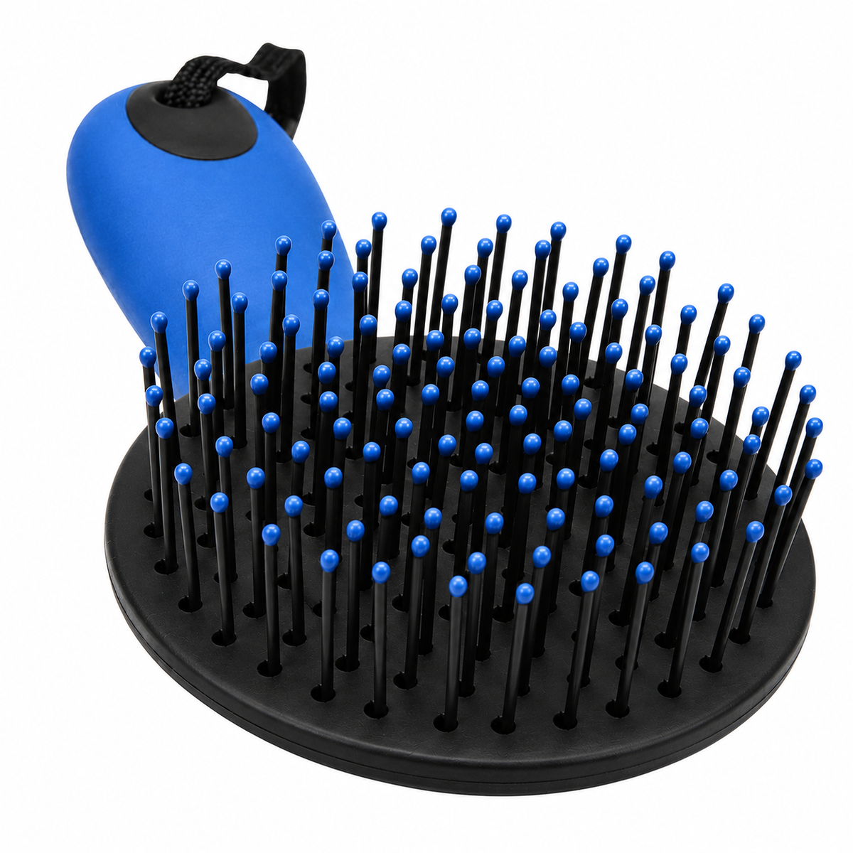 Knots, shavings, burrs. This brush handles all of them without pulling. Grab it in blue or purple and keep those tails full.