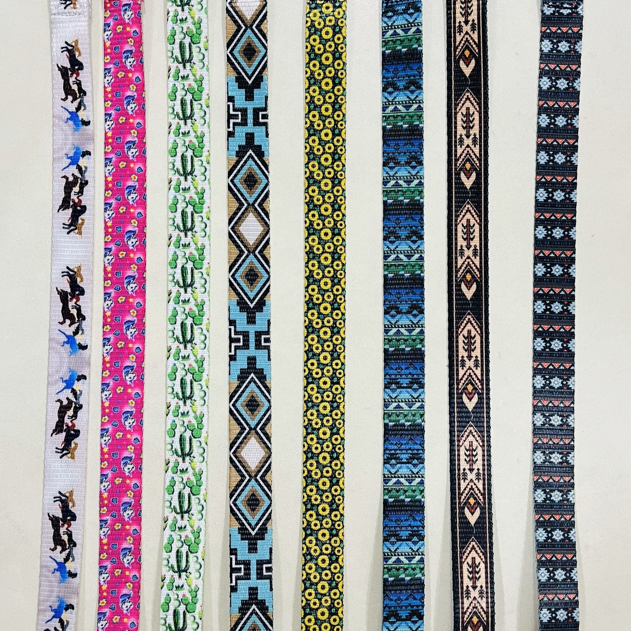 Designer Bucket Strap 1" Nylon Webbing, Spring Snap - Available in APRIL