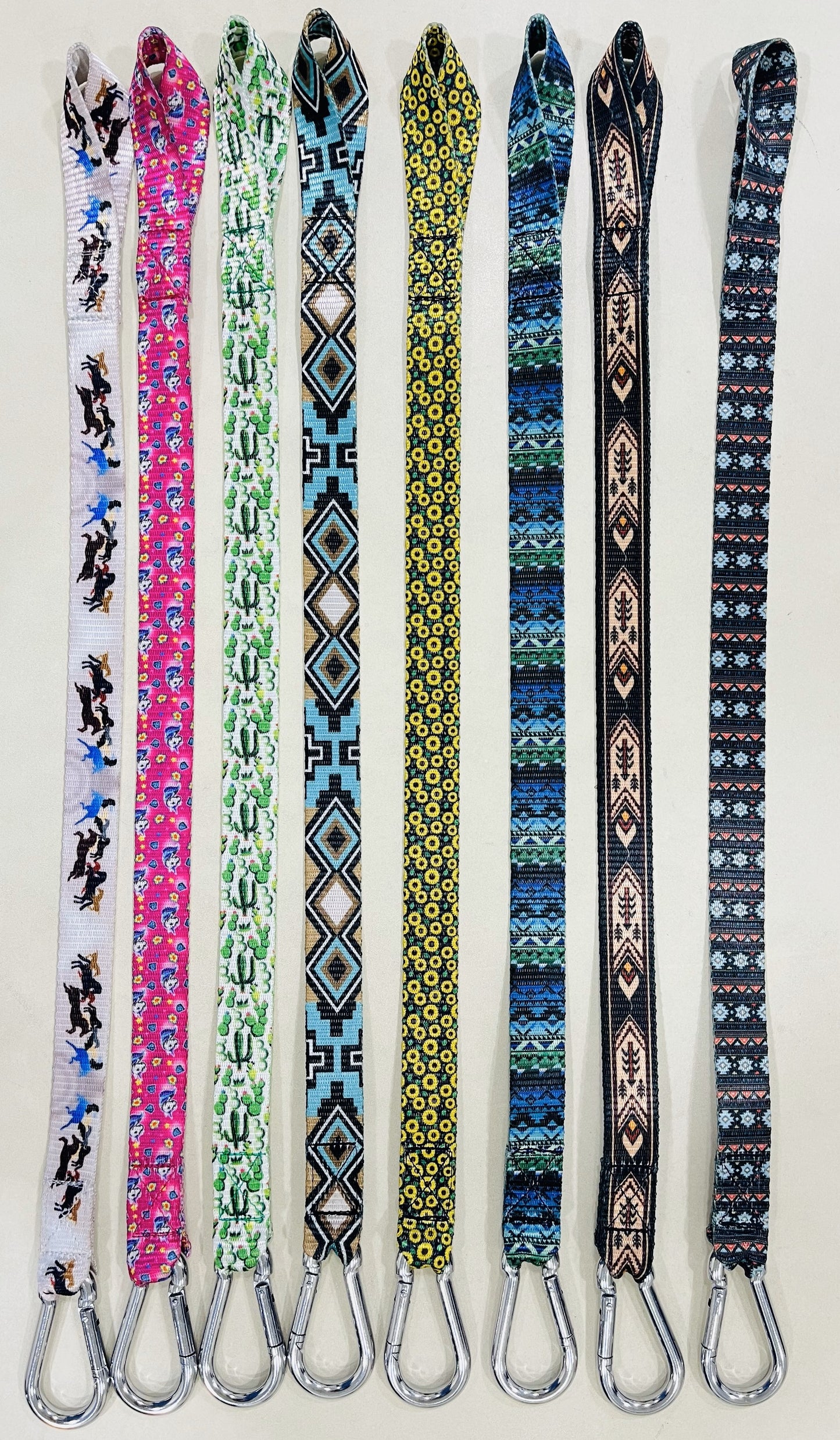 Designer Bucket Strap 1" Nylon Webbing, Spring Snap