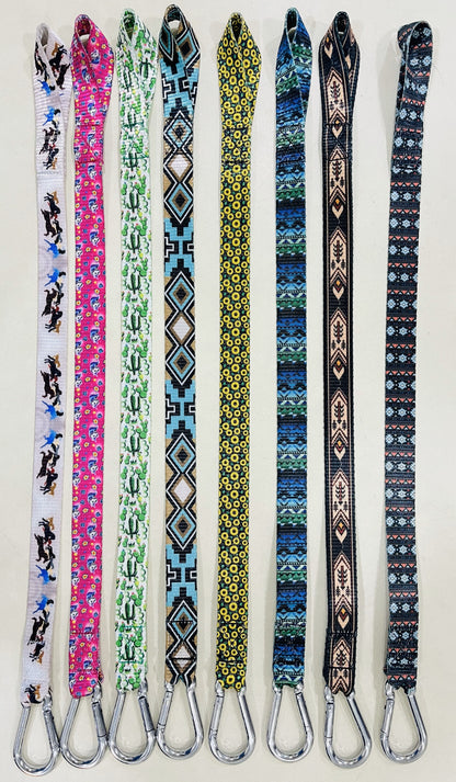 Designer Bucket Strap 1" Nylon Webbing, Spring Snap