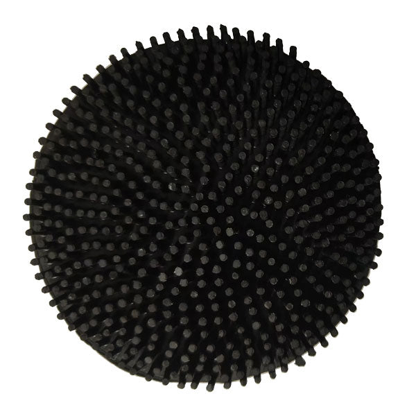 Soft Round Rubber Face Curry Black #45579