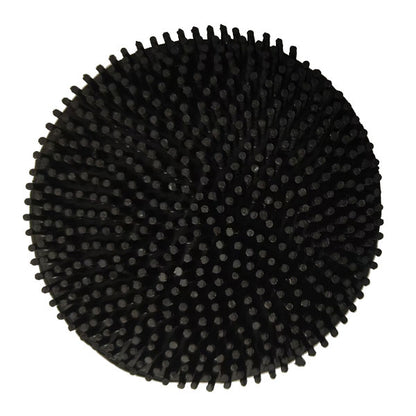 Soft Round Rubber Face Curry Black #45579