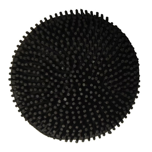 Soft Round Rubber Face Curry Black #45579