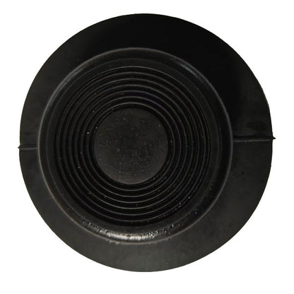 Soft Round Rubber Face Curry Black #45579