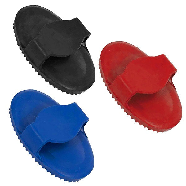 Rubber Curry Comb Large Soft